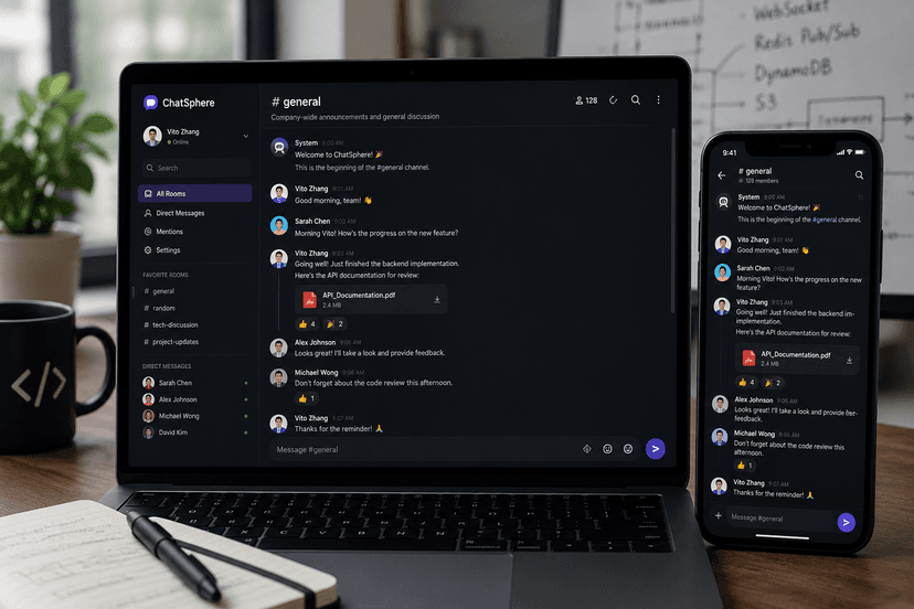 Distributed Real-Time Chat Platform preview
